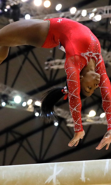 Biles wraps up remarkable worlds with 4th gold medal